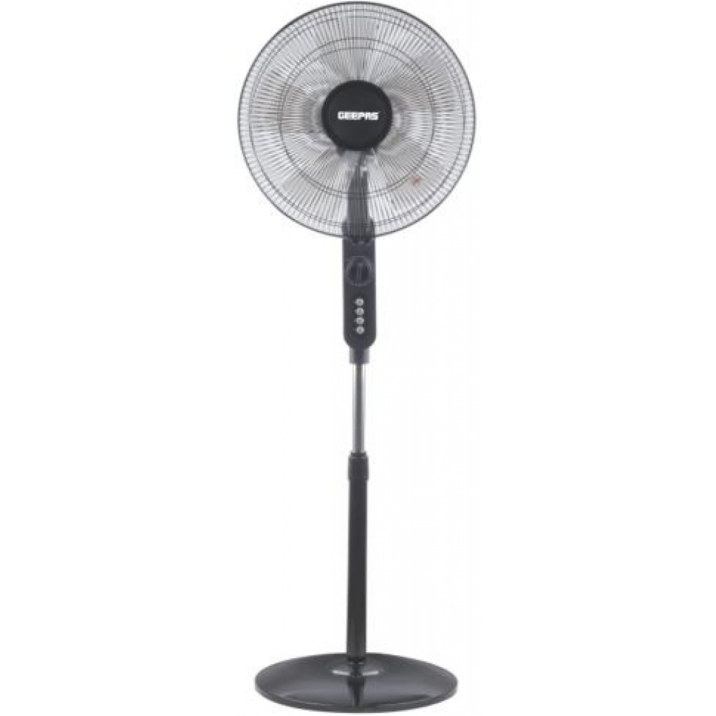 Geepas 16 Inch Stand Fan, Black – Gf9488 Living Room Fans TilyExpress