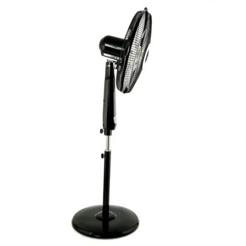 Geepas 16" Stand Fan with Remote Control - Black