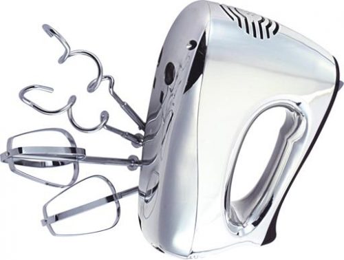 Geepas Hand Mixer, Chrome, GHM6127