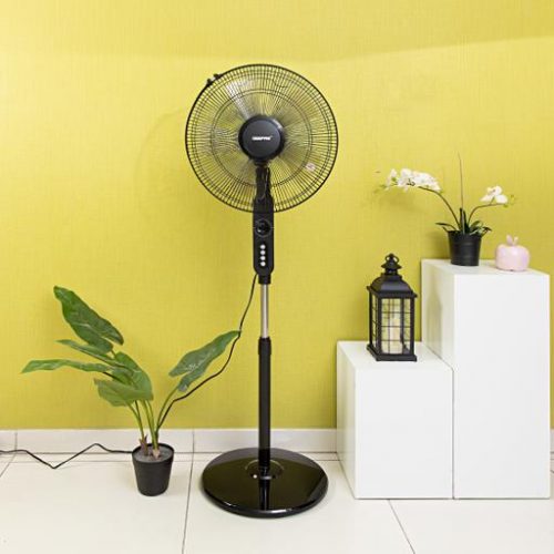 Geepas 16 Inch Stand Fan, Black – Gf9488 Living Room Fans TilyExpress 4