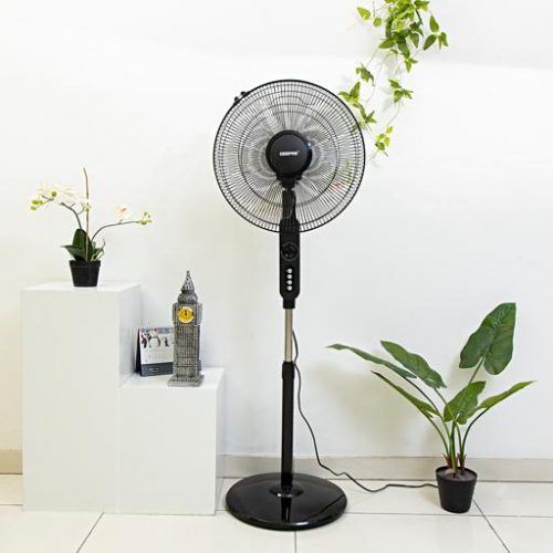 Geepas 16 Inch Stand Fan, Black - Gf9488