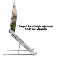 Universal Adjustable Laptop Stand For Up To 15.6 Inch PC-silver Laptop Stands TilyExpress 3