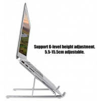 Universal Adjustable Laptop Stand For Up To 15.6 Inch PC-silver