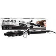 Carmen Paris Everyday Hair Care 2-In-1 Styler – Black