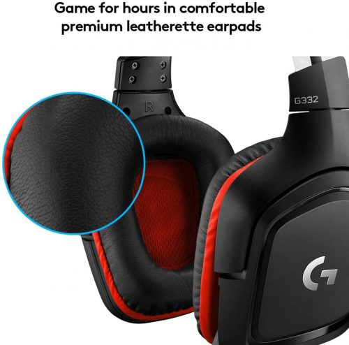 Logitech G332 Wired Gaming Headset - Black