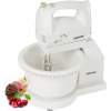 Geepas GHB2002 Hand Mixer With Stand Bowl (white)