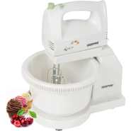 Geepas GHB2002 Stand Mixer With Stand Bowl (white)