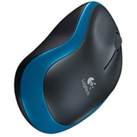 Logitech M186 Wireless Mouse with USB Receiver - Blue