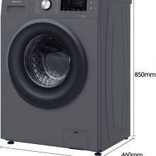 Hisense 7kg  Front Loader Washing Machine, 1200 RPM WFQP7012EVMT - Grey