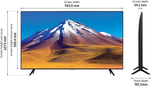 Samsung UE43TU7000 43 Inch Smart 4K Ultra HD HDR LED TV