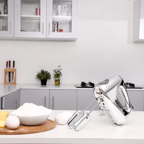 Geepas Hand Mixer, Chrome, GHM6127