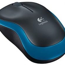 Logitech M186 Wireless Mouse with USB Receiver – Blue Mouse