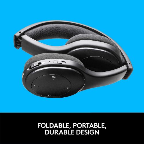 Logitech H800 Bluetooth Wireless Headset with Mic for PC, Tablets and Smartphones, Black Headphones TilyExpress 16