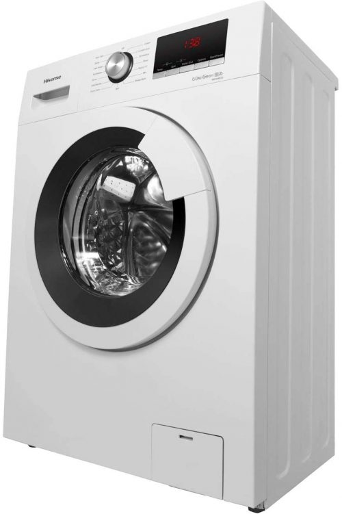 Hisense 6Kg Front Loading Washing Machine 1000 RPM Free Standing Silver Model WFVC6010T