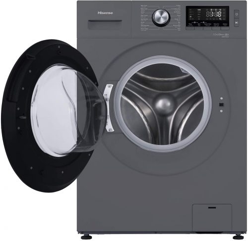 Hisense 7kg Front Loader Washing Machine, 1200 RPM WFQP7012EVMT - Grey