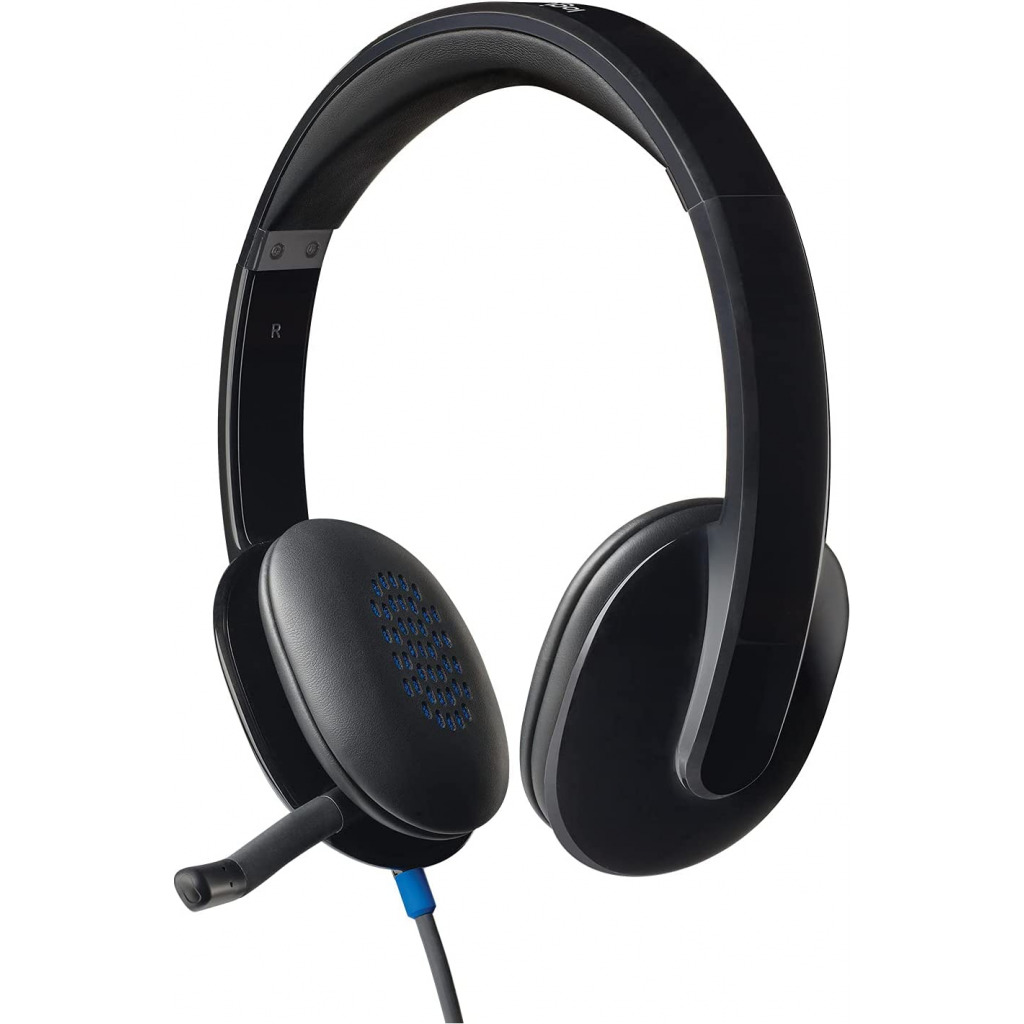 Logitech High-performance USB Headset H540 for Windows and Mac, Skype Certified