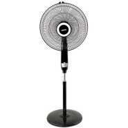 Geepas 16" Stand Fan with Remote Control - Black