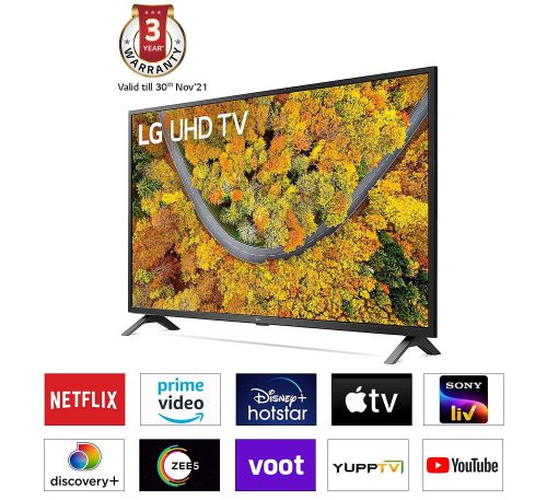 LG 65 inches 4K Ultra HD Smart LED TV (Rocky Black)