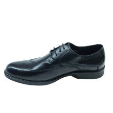 Men’s Paforated Formal Shoes – Black Men's Oxfords TilyExpress