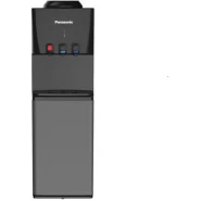 Panasonic 3 Faucets Water Dispenser SDMWD3320, Hot, Cold & Normal With Bottom Fridge & Child Lock Safety - Black