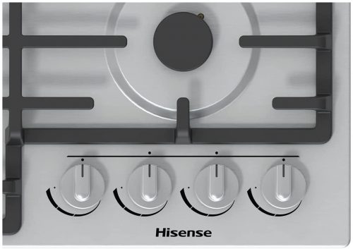 Hisense  60cm 4 Gas Cooker Hob - Stainless Steel