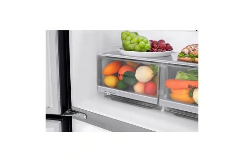 LG 570-Litres Fridge GC-X22FTQKL; Net 426(L) | Slim French Door Fridge, with InstaView Door-In-Door™, Frost Free Side By Side Refrigerator - Black