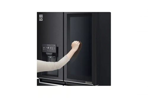 LG 570-Litres Fridge GC-X22FTQKL; Net 426(L) | Slim French Door Fridge, with InstaView Door-In-Door™, Frost Free Side By Side Refrigerator - Black