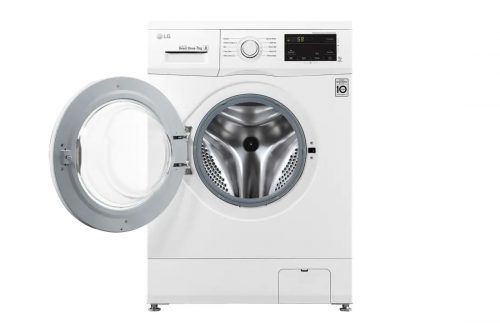 LG FH2J3QDNP0 Front Load Washer, 7 Kg, 6 Motion Direct Drive, Smart Diagnosis™ Washing Machine - White