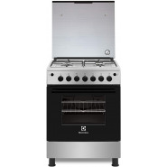 Electrolux Full Gas Cooker 60X60cm EKG6000G6Y; 4-Gas Burners, Gas Oven & Grill – Silver Black Friday TilyExpress 2
