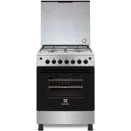 Electrolux Full Gas Cooker 60X60cm EKG6000G6Y; 4-Gas Burners, Gas Oven & Grill – Silver Black Friday TilyExpress 2