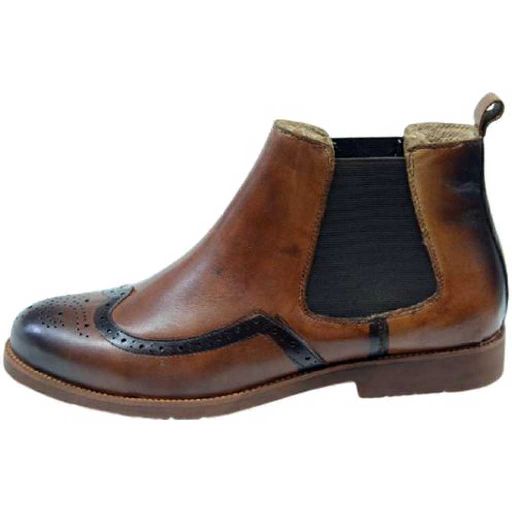 Men's Designer Boots - Brown