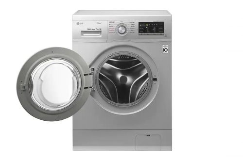 LG FH2G7QDY5 7KG Steam Washing Machine Silver Knob