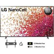 LG 65 inches NanoCell Smart TV, 4K Active HDR, WebOS Operating System, ThinQ AI - 65NANO75VPA