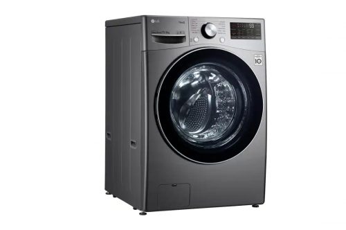 LG F0L9DGP2S Washer & Dryer | 15 / 8 Kg | Bigger Capacity | AI DD | Steam | ThinQ Washing Machine - Silver