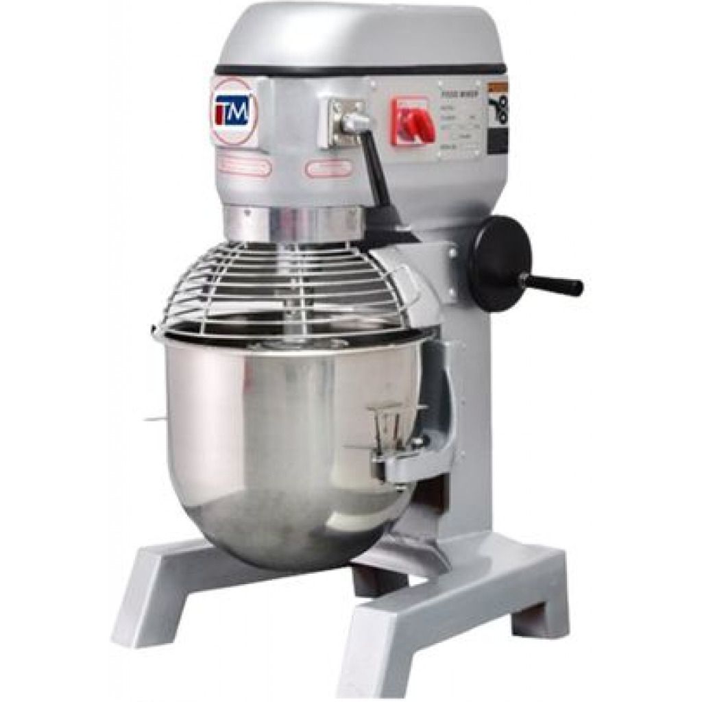 ADH 30 - Litres Commercial Dough Cake Mixer AB- 30S - Silver