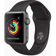 Apple Watch Series 3 (GPS, 38mm) - Space Grey Aluminium Case with Black Sport Band