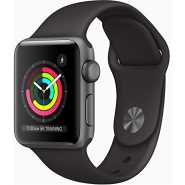 Apple Watch Series 3 (GPS, 38mm) – Space Grey Aluminium Case with Black Sport Band Smart Watches TilyExpress 2