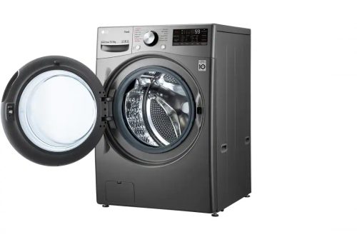 LG F0L9DGP2S Washer & Dryer | 15 / 8 Kg | Bigger Capacity | AI DD | Steam | ThinQ Washing Machine - Silver