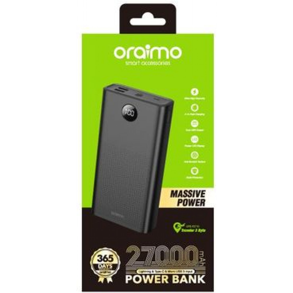 Oraimo Traveler-3-Byte Massive Power 27000mAh Power Bank – Black Black Friday TilyExpress 3