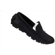 Slip on Moccasins Shoes - Black