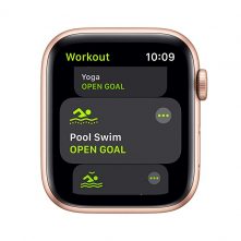 New Apple Watch SE (GPS, 40mm) – Gold Aluminium Case with Pink Sand Sport Band Smart Watches TilyExpress