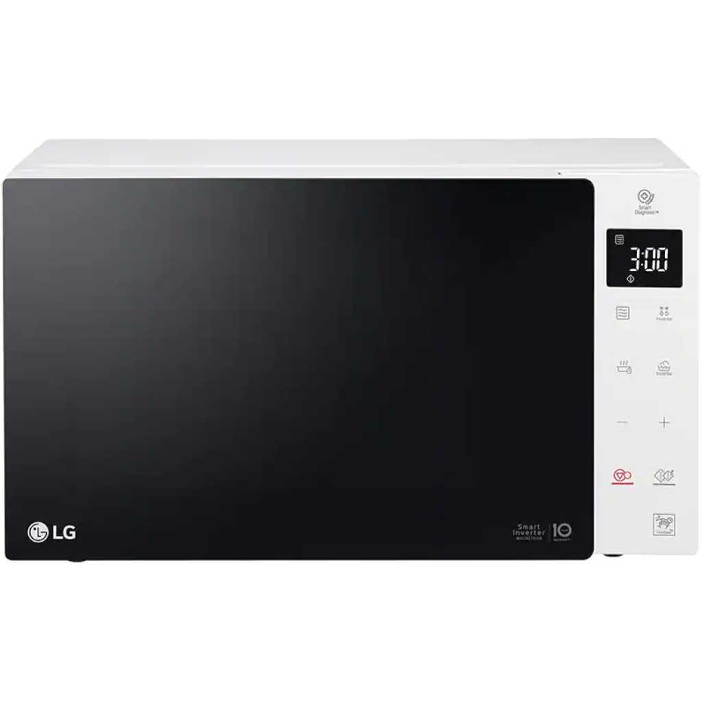 LG MS2535GISW 25 Liter “Solo” NeoChef Microwave Oven , Glass Mirror Design ,Smart Diagnosis , Smart Inverter