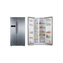 Hisense French Door 700L Freezer With Ice Dispenser Refrigerator – Silver Hisense Refrigerators