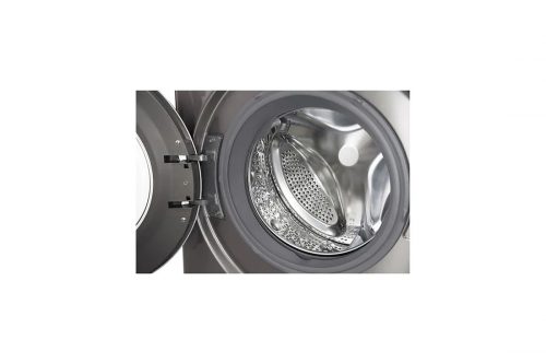 LG F2J5NNP7S Front Load Washer, 6 Kg, 6 Motion Direct Drive, Add Item, ThinQ Washing Machine - Silver