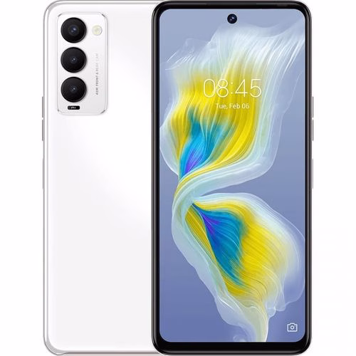 Tecno Camon 18 - 6.8" 4GB RAM 128GB ROM 48MP - Ceramic White