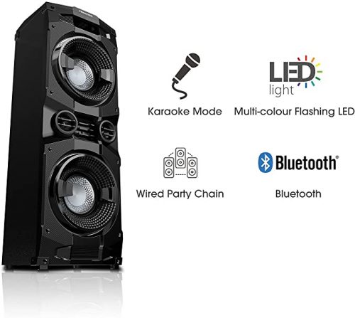 Hisense HP130 400W High Power Party Audio Speaker System - Black