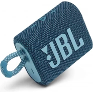 JBL Go 3, Waterproof Wireless Ultra Portable Bluetooth Speaker, JBL Pro Sound, Vibrant Colors With Rugged Fabric Design – Blue Bluetooth Speakers TilyExpress 2