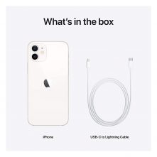 New Apple iPhone 12 6.1″ 4GB RAM 256GB ROM 12MP 2815mAh – White iOS Phones TilyExpress