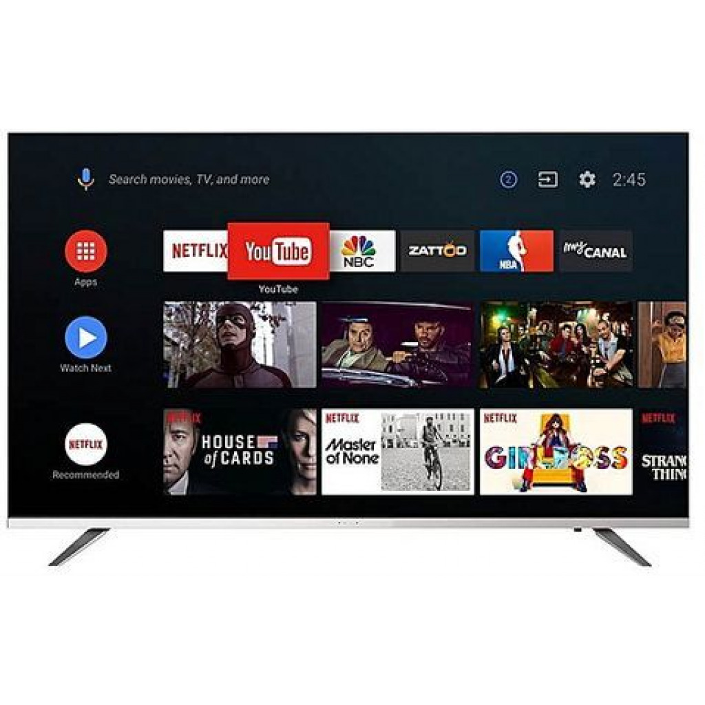 Hisense 43 Inch 4K UHD Smart LED TV With Inbuilt Free To Air Decoder - Black