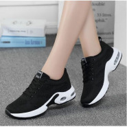 Unisex Sports Sneakers – Black/White